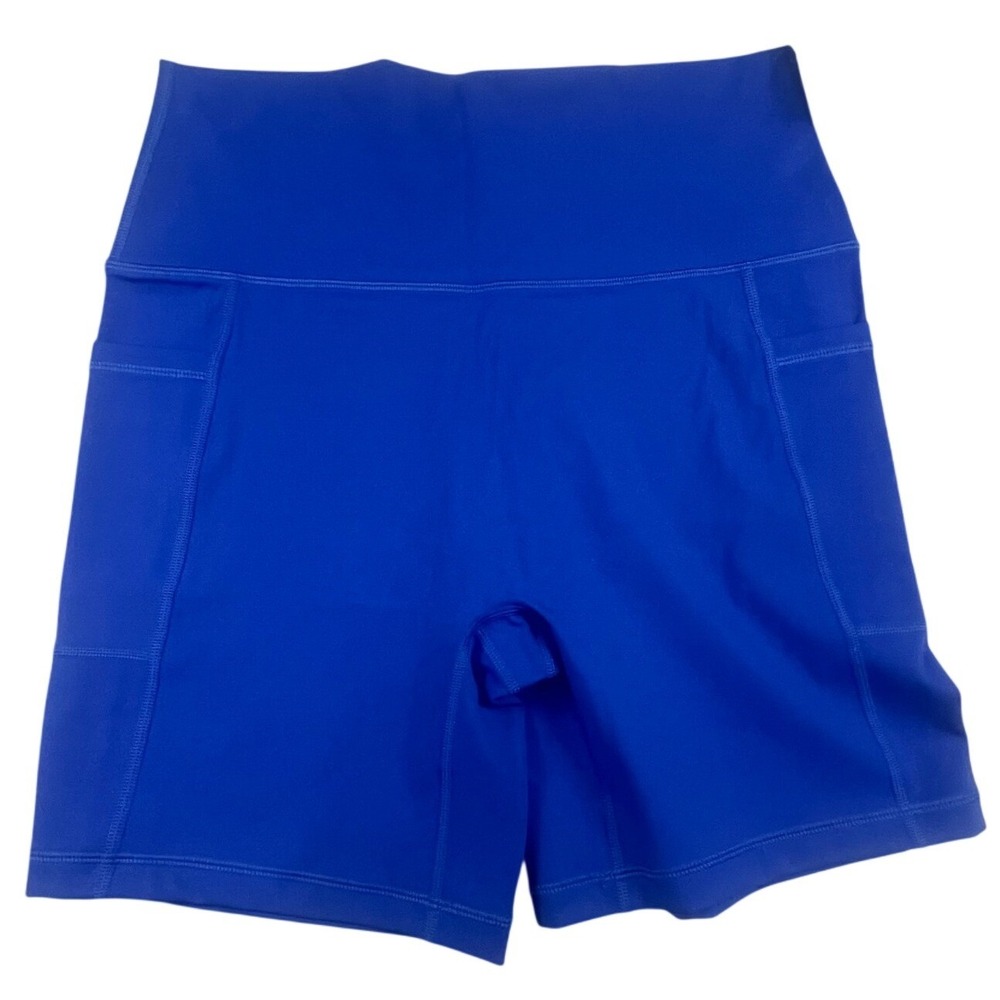 NWT OFFLINE by Aerie Goals Bike Short XL Cobalt Blue High Rise Pockets